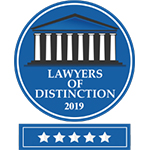 Lawyers of Distinction 2019 Badge